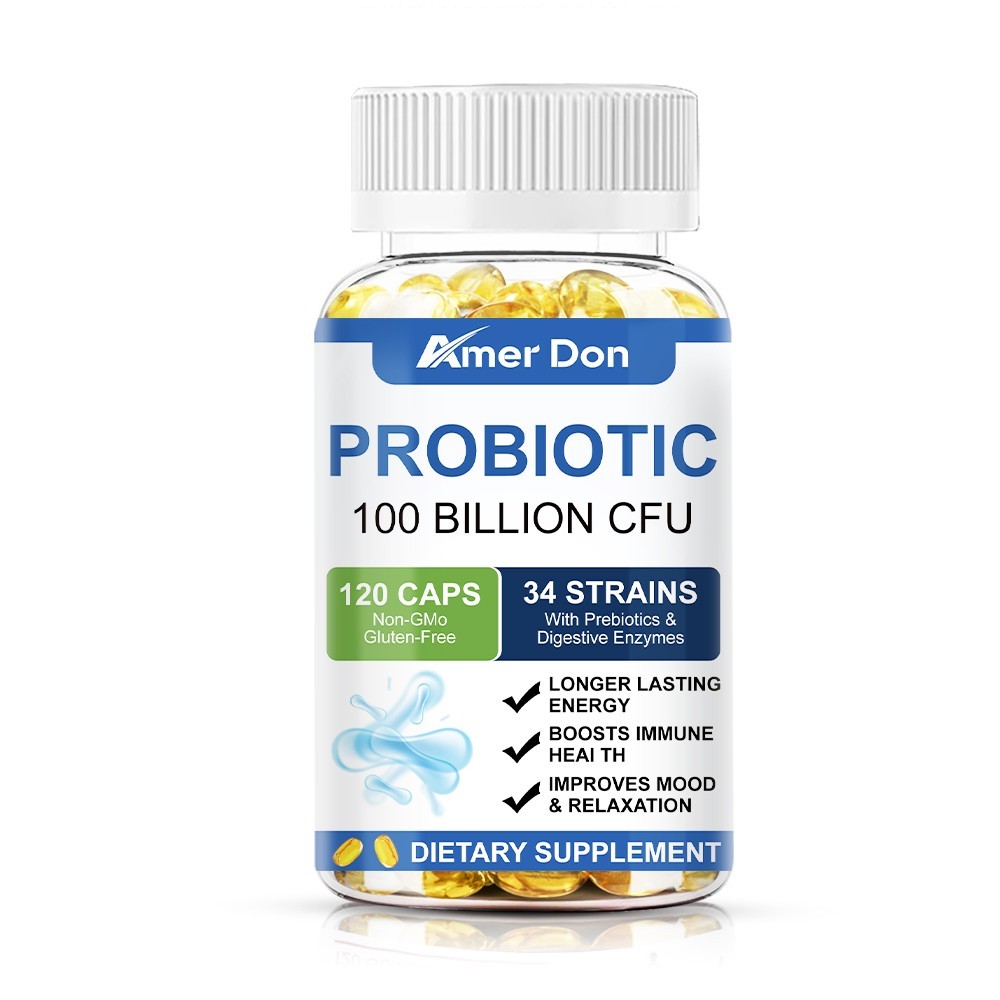 Probiotics 100 Billion CFU Potency Digestive Immune Health 120 Capsules DIGESTIV