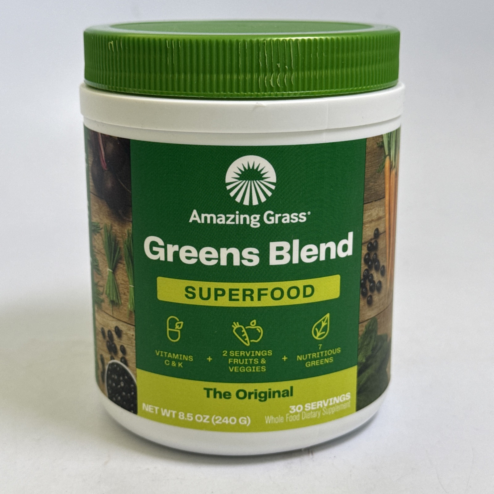 Amazing Grass Greens Blend Superfood the Original 8.5 oz 30 Servings 07/2026
