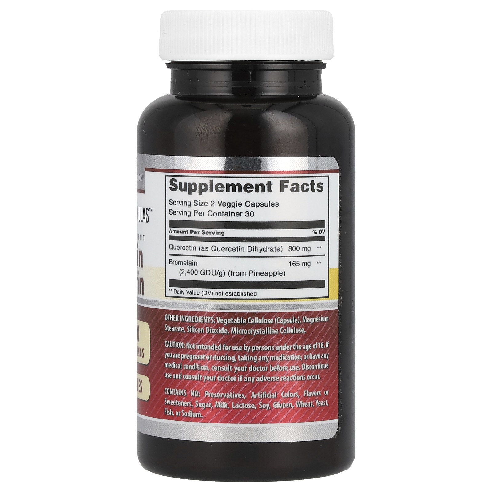 Quercetin Bromelain, 60 Veggie Capsules