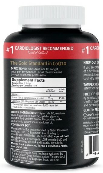 Qunol Ultra CoQ10 – 100 mg – 150 Softgels / NEW & SEALED / EXP 1/28