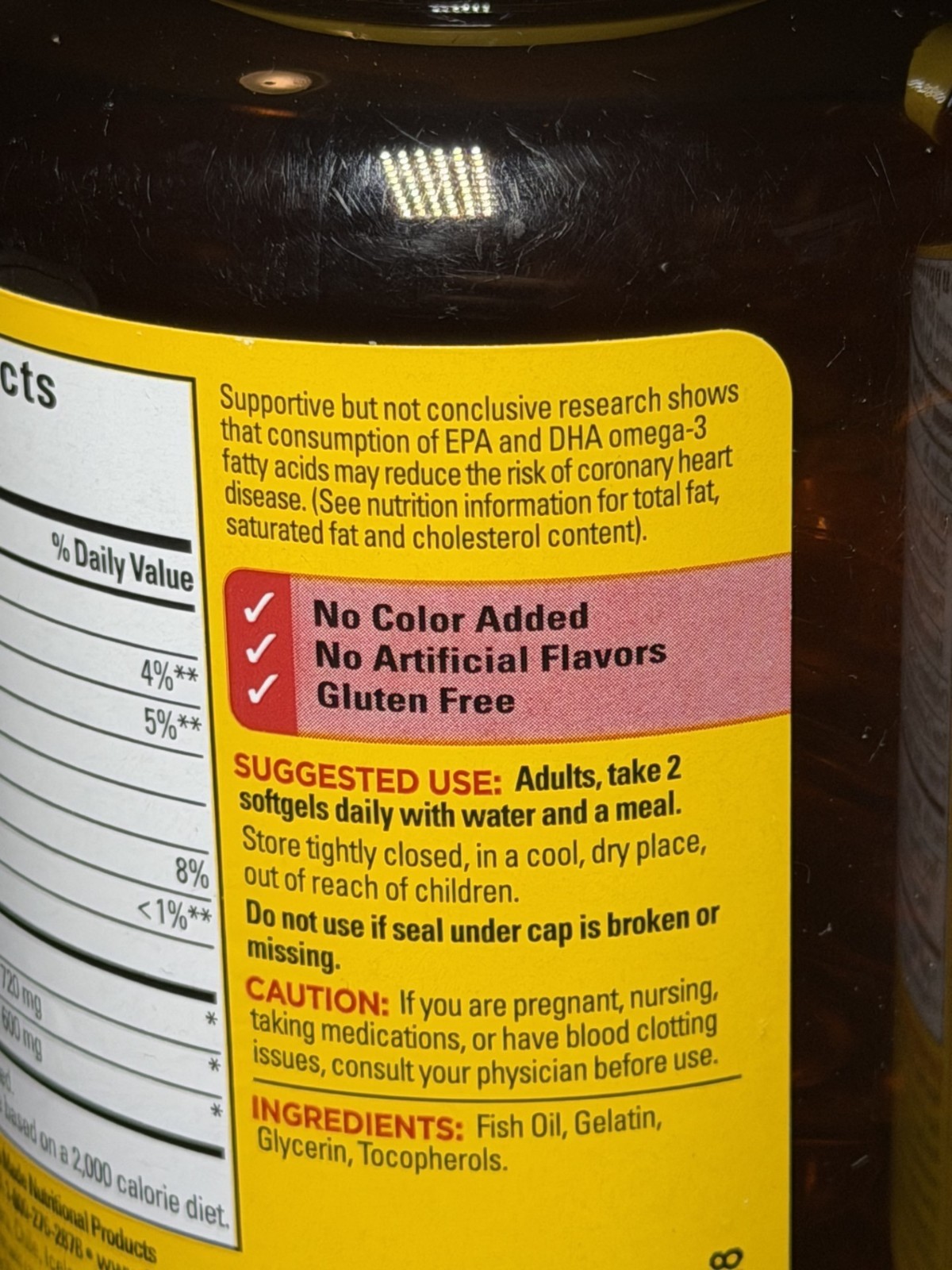 Nature Made Fish Oil 2400 mg (720 mg Omega-3) 134 Softgels ~ Exp 12/2028 – New