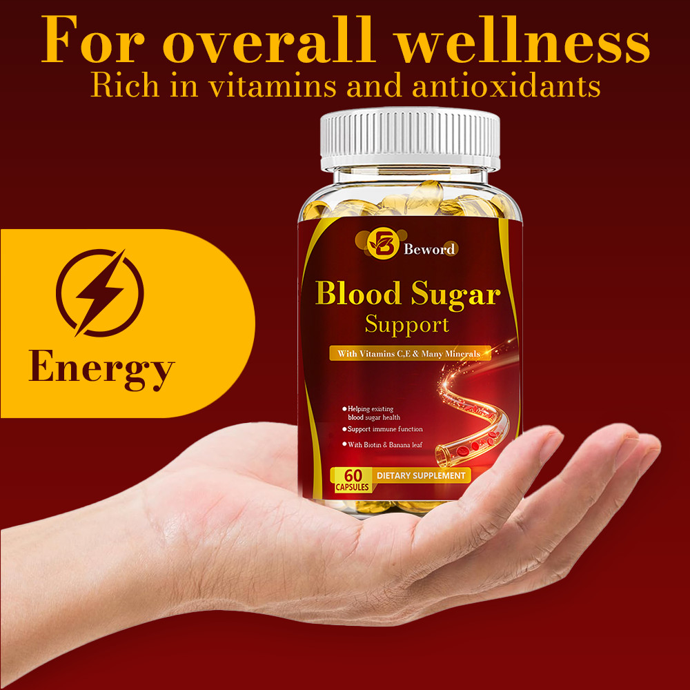 Blood Balance Capsules – Blood Sugar Support & Blood Pressure Supplement 60Pills