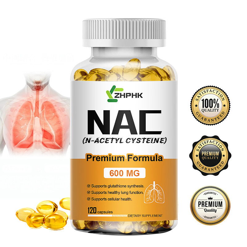 N-ACETYL L-CYSTEINE 600mg – Immune System and Liver Support – 120 Capsules