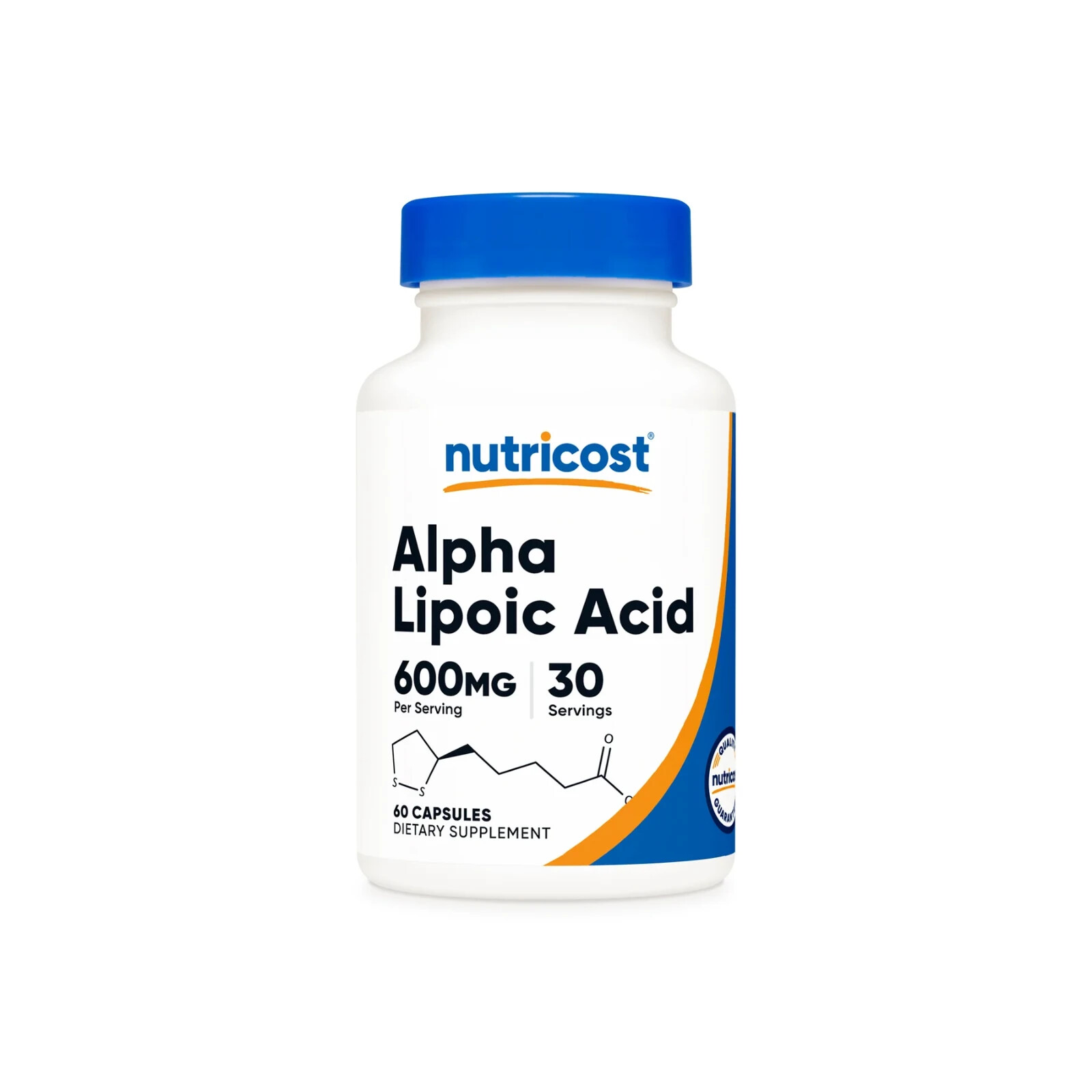 Nutricost Alpha Lipoic Acid 600mg Per Serving 60caps, 30servings GF -EXP 07/2027