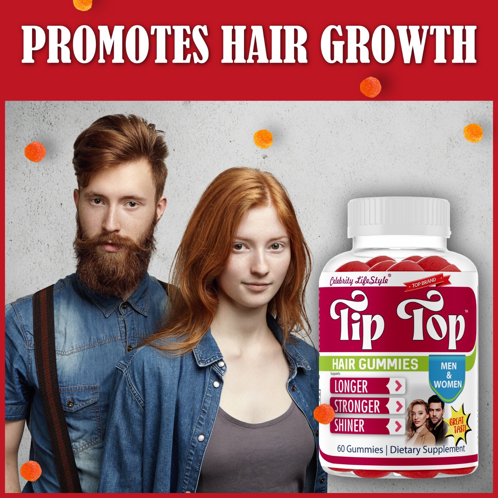 Biotin Beauty Gummies, Hair Growth Supplement with Vitamins | Hair & Nail Health