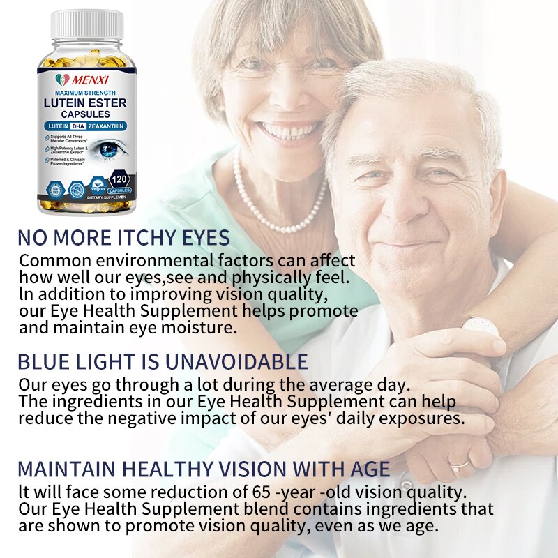 Eye Vitamins Lutein and Zeaxanthin – Relief Eye Strain Vision Health, Supplement