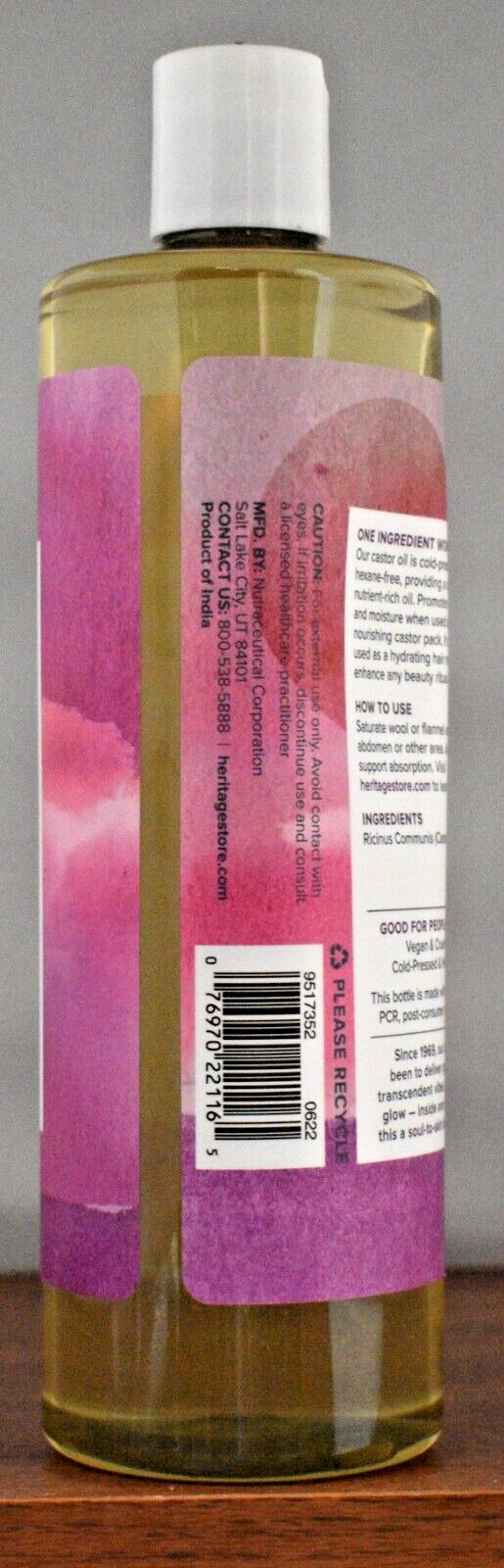 Castor Oil Heritage Store Castor Oil 16 fl oz