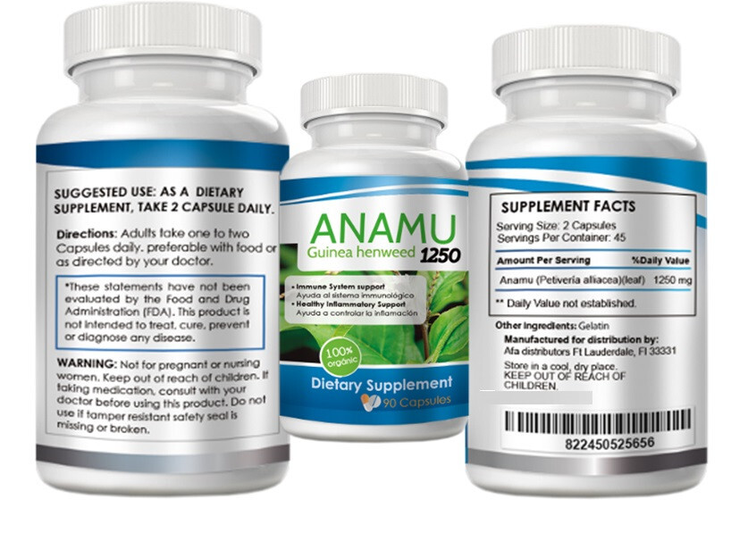 Probiotic madre cell Afa nopal Anamu Cell Protector Antioxidant regenex