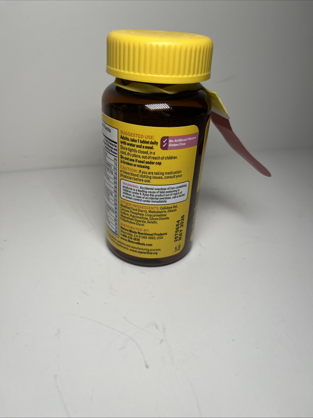 6x Nature Made Prenatal Folic Acid Multivitamin 50 Tablets (Each) EXP 05/2026