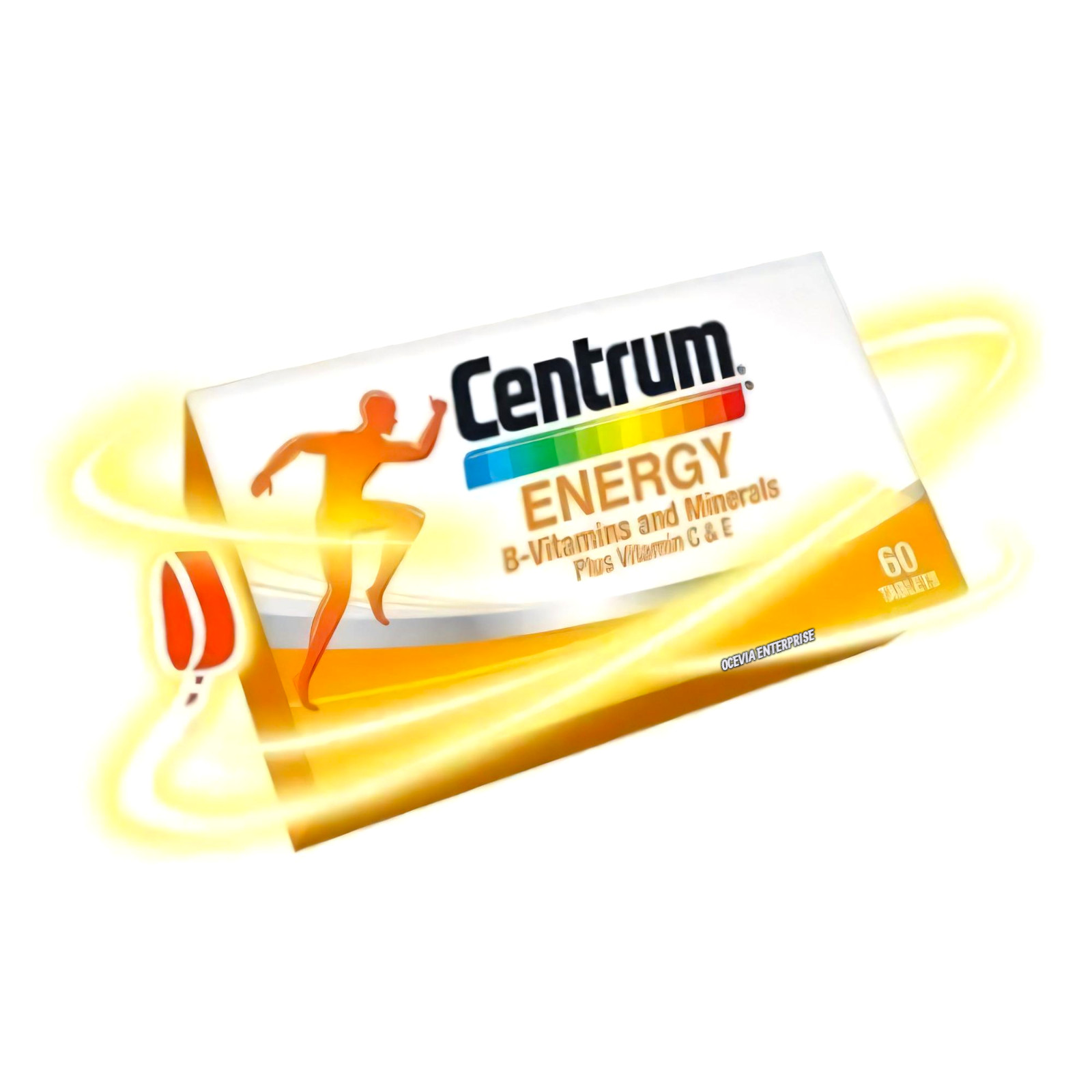 1X60’s New Centrum Energy B-Vitamins & Minerals + Vitamin C & E Daily Supplement