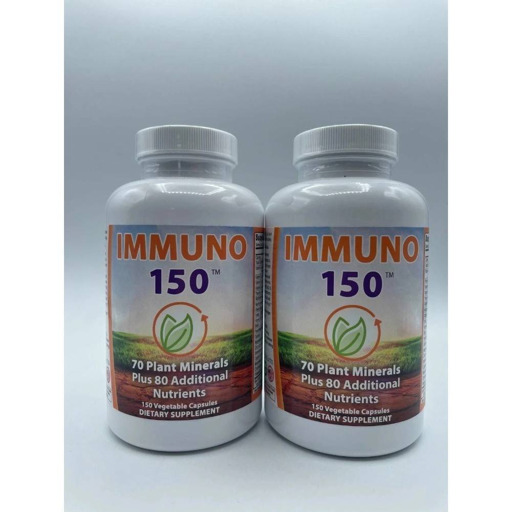 2 Bottle IMMUNO 150 THE ULTIMATE MULTI VITAMIN, Immune supplements. 150 CAPSULES
