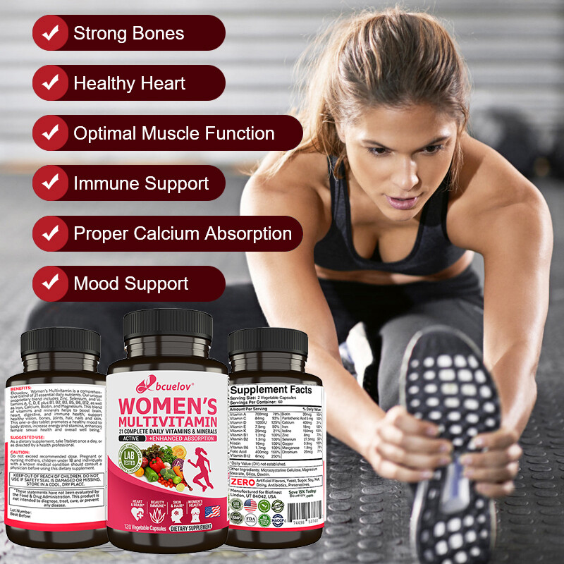 Women’s Daily Multi – Multivitamin & Multimineral Supplement, Immune Support