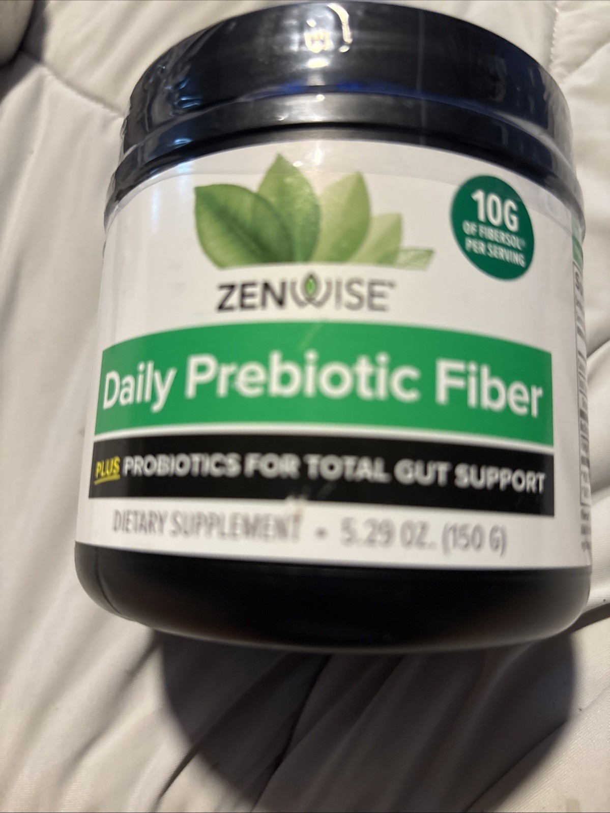 Zenwise Daily Prebiotic Fiber Probiotics Gut Support 5.29 oz New