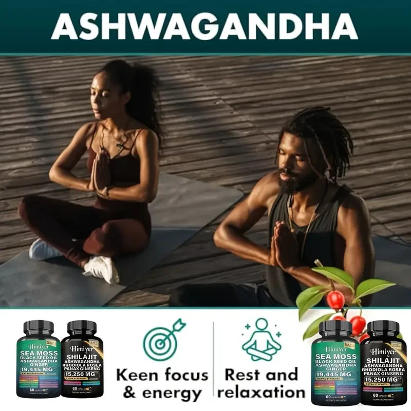 Dynamic Vitality Bundle – Sea Moss Multivitamin & Shilajit Power Combo 120 Ct