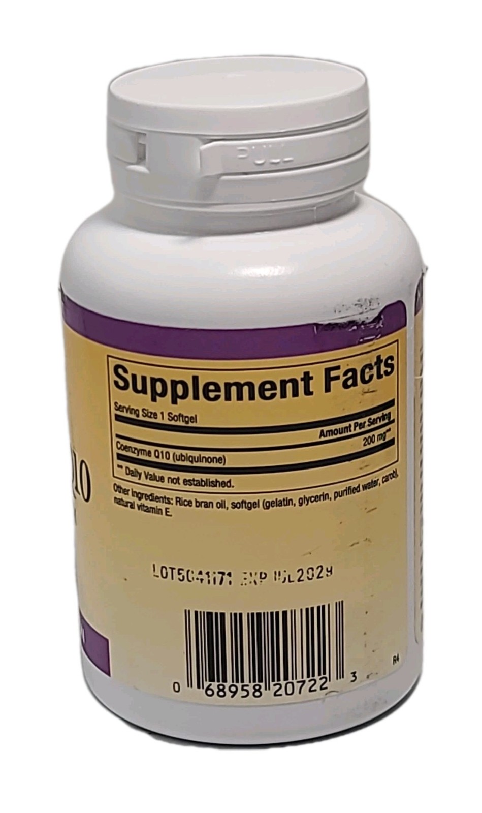 Natural Factors • Coenzyme Q10 200mg • 60 SOFTGELS • EXP : 07/2028