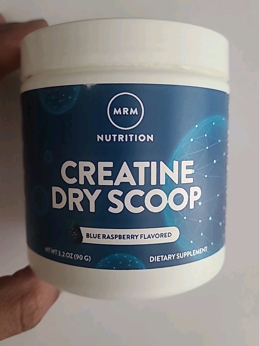 MRM Nutrition Creatine Dry Scoop, Blue Raspberry, 3.2 oz Fast Recovery New