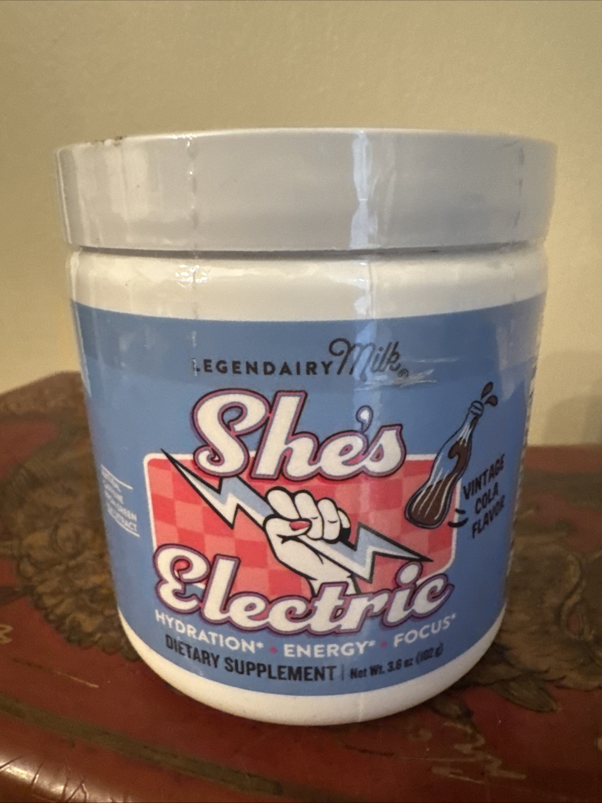 Legendairy Milk She’s Electric – Cola Energy Powder Clean Energy Hydration 3.6oz