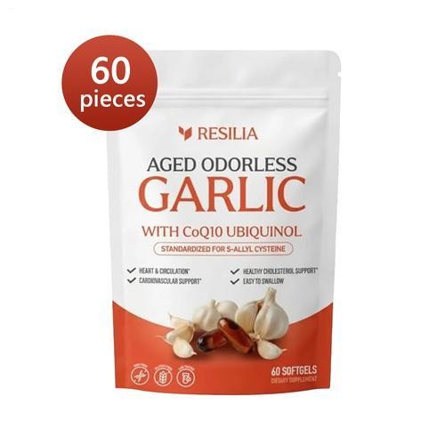 3PCS Garlic Extract 600mg Softgels (60 Count) Aged Garlic Extra