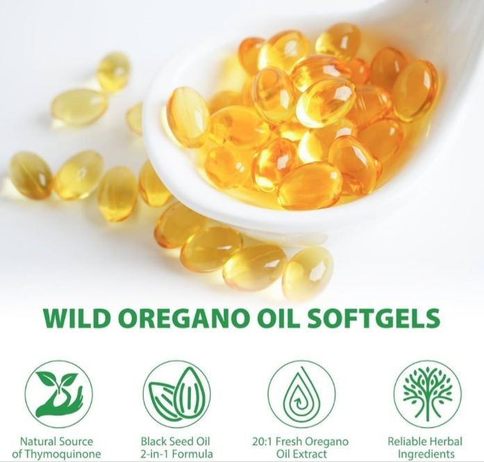 Resilia Oil Of Oregano With Black Seed Oil 6,000MG