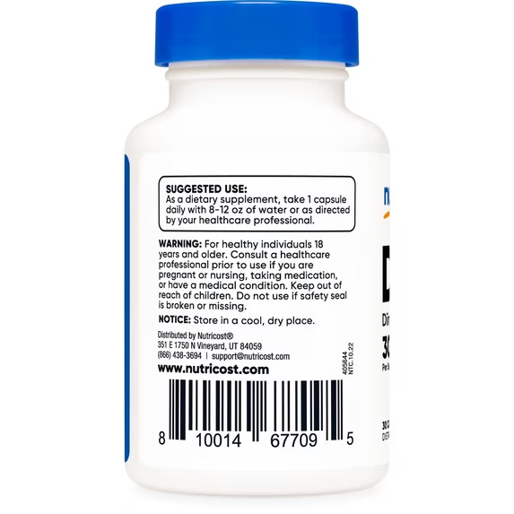 4 PACK Nutricost DIM Diindolylmethane 300 mg, 30 Capsules NEW SEALED