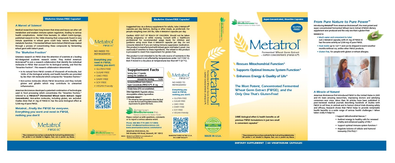 American BioSciences Metatrol 2-Box Bundle Mitochondrial Rescue & Daily Immun…