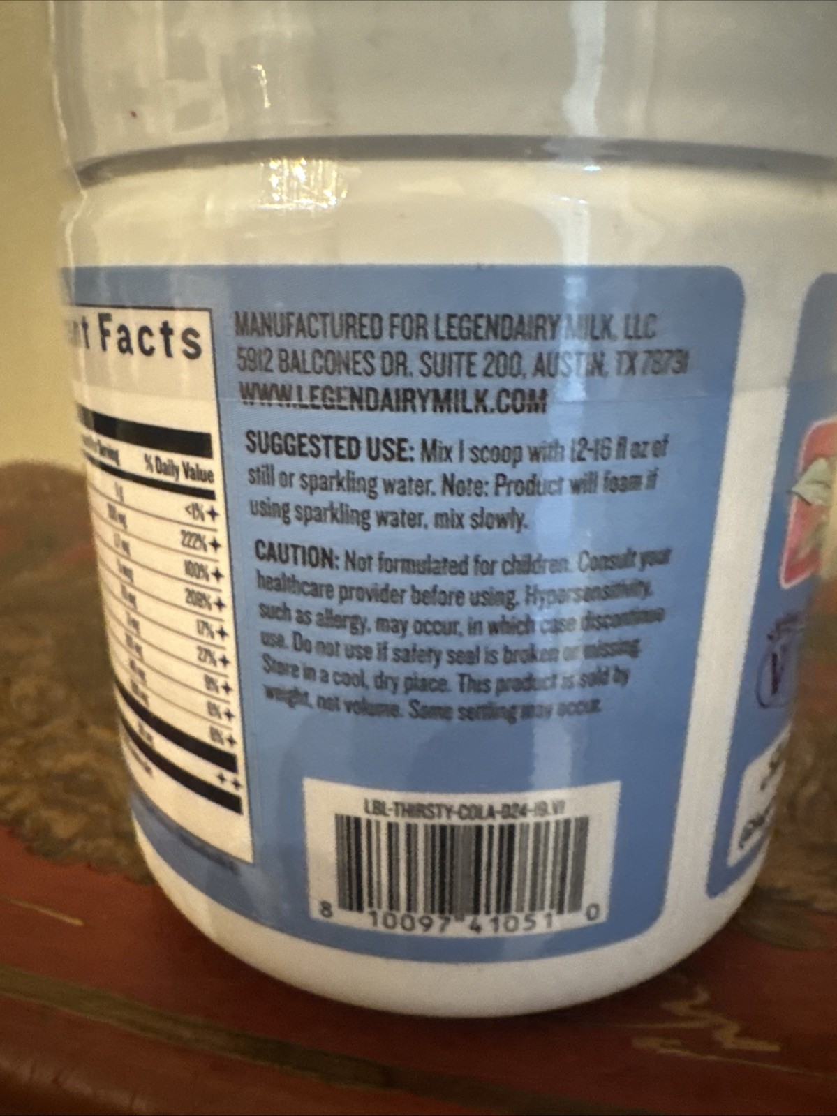 Legendairy Milk She’s Electric – Cola Energy Powder Clean Energy Hydration 3.6oz