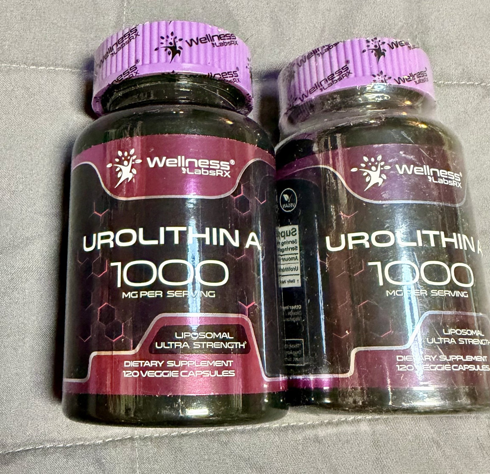 Lot Bundle 2 Pack Wellness LabsRX Labs RX Urolithin A 1000 Liposomal Capsule 240