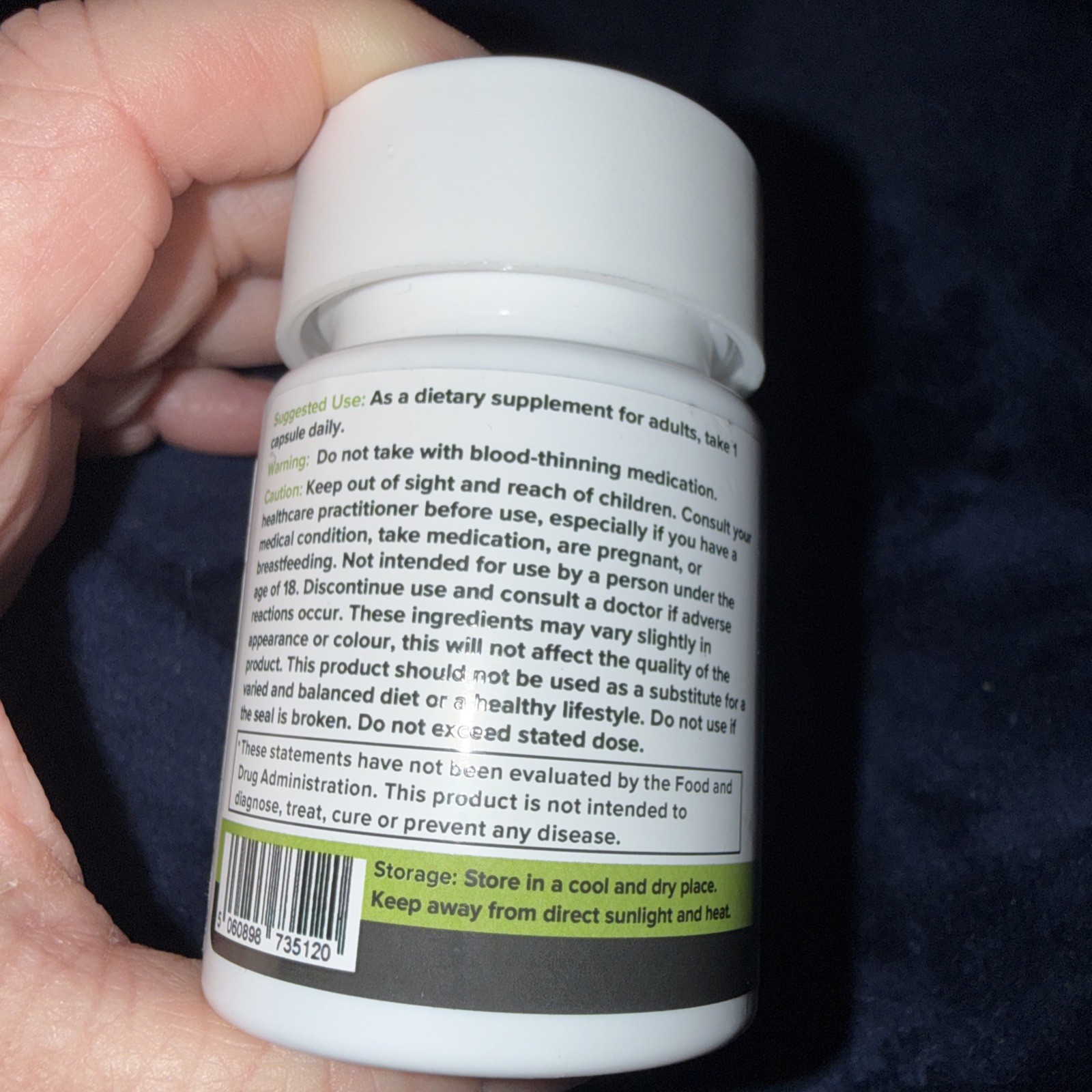 Nattokinase Supplement 5000 Fu Exp 04/2028 30 Capsules New Sealed