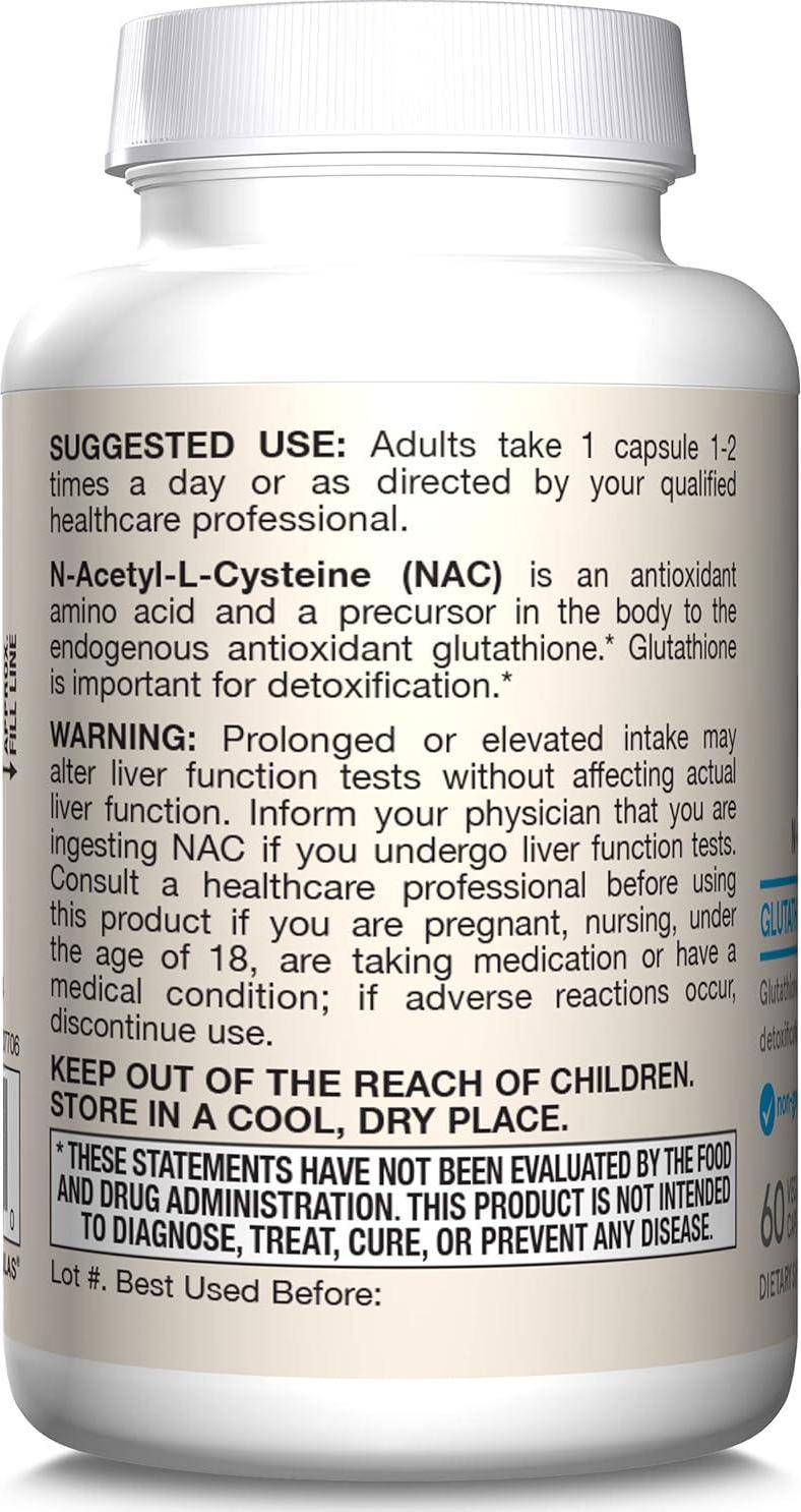 Jarrow Formulas N-A-C 500 mg, Dietary Supplement, Antioxidant Support for Liver