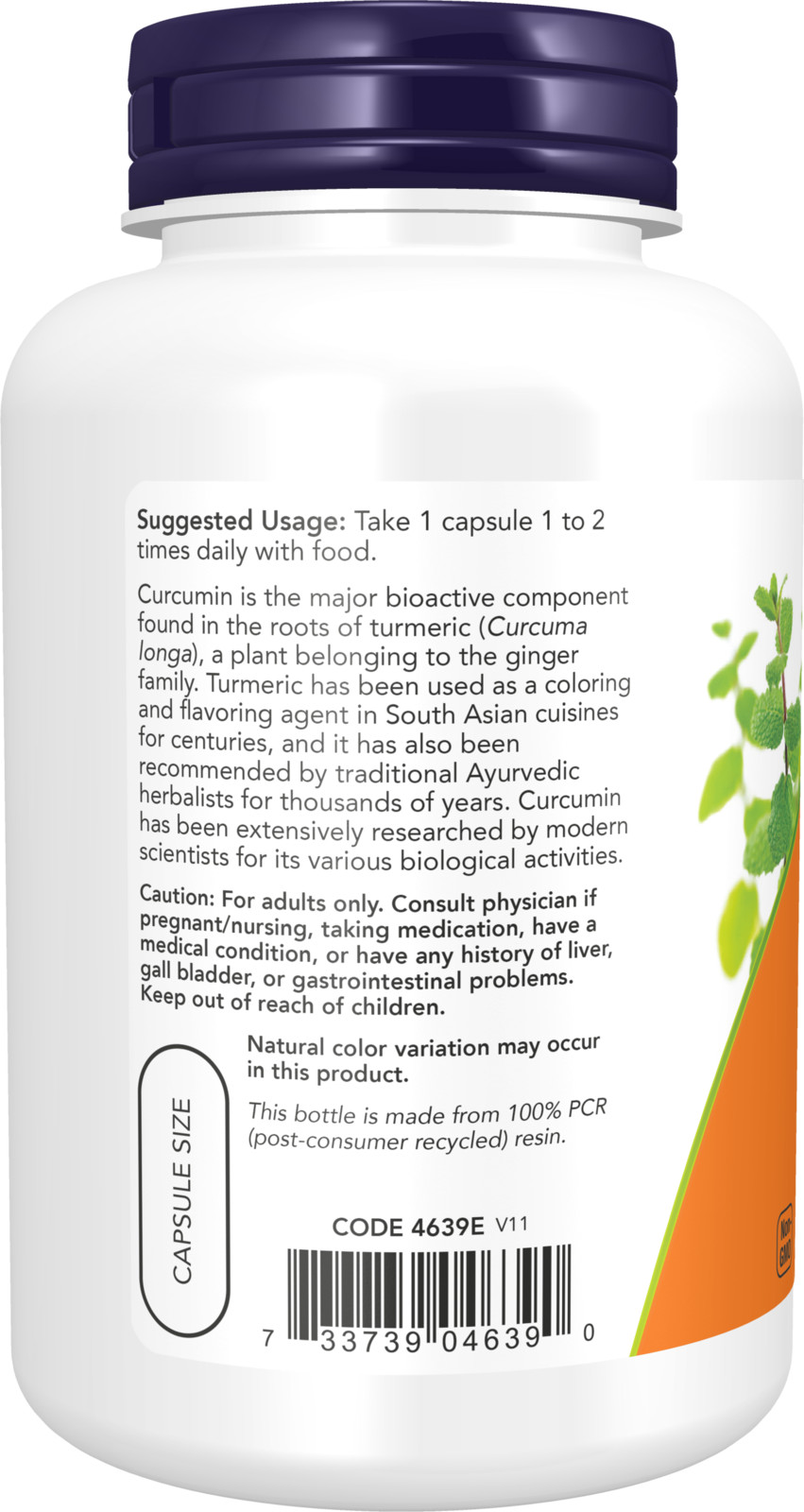 NOW Foods Turmeric Curcumin 60 Veg Caps 07/2028EXP Cucuminoids