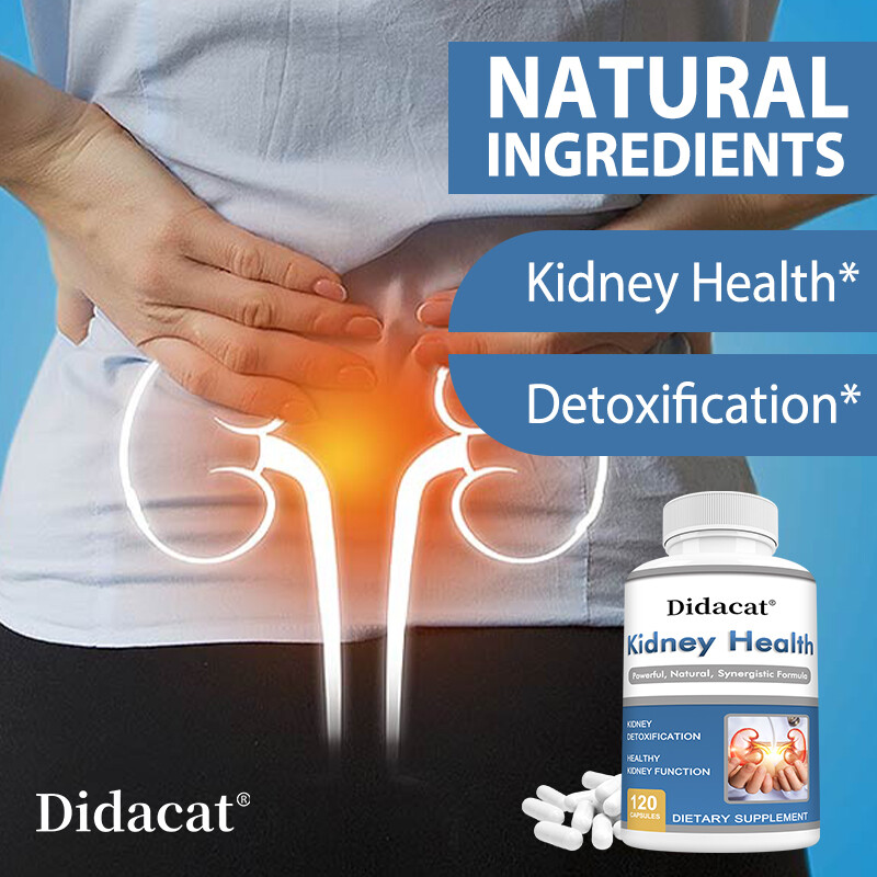Kidney Health Capsules Cleanse Support Detox Natural Supplement High Quality