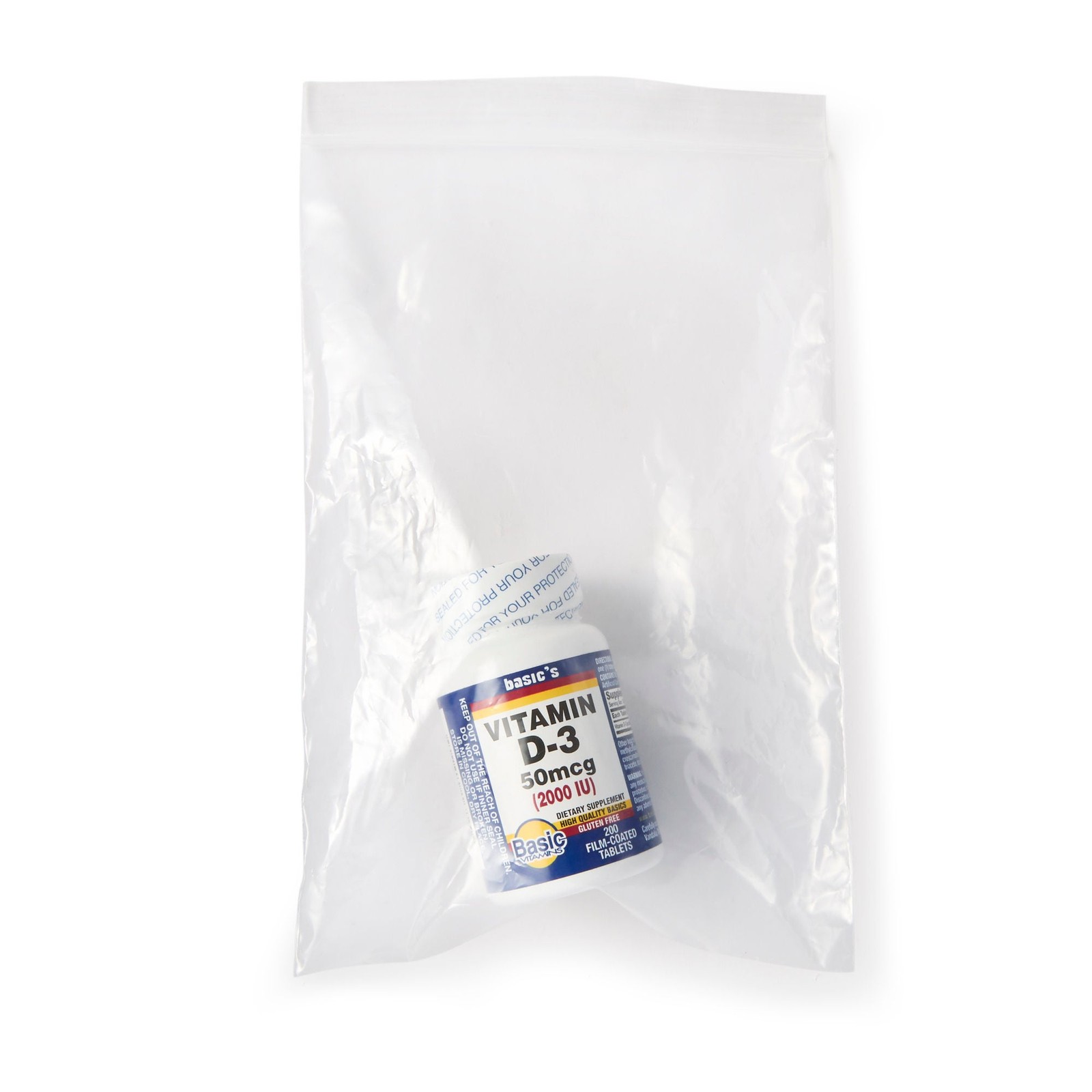 Basic’s Vitamin D Tablet 30761016840 1 Bottle 200 per Bottle