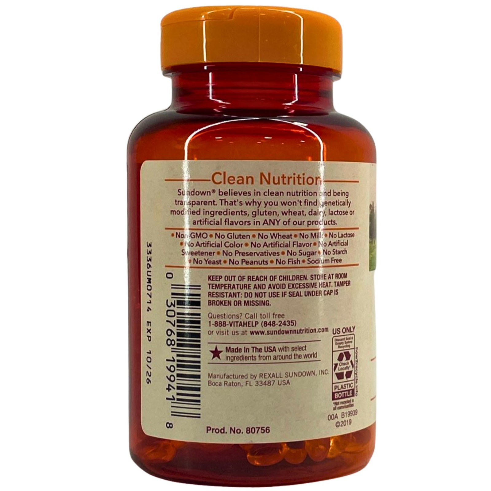 Sundown Vitamin D3 2000 IU 350 Softgels 3 Pack Exp 10/2026 New