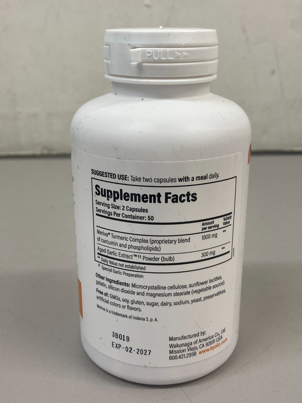 Aged Garlic Extract™, Curcumin, Formula 111, 100 Capsules Exp 02/27
