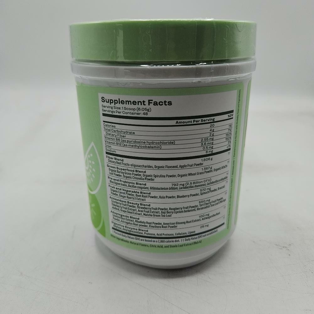 Lot of 2 – Bloom Greens & Superfoods Powder Strawberry Kiwi 10.24 oz EXP 11/26