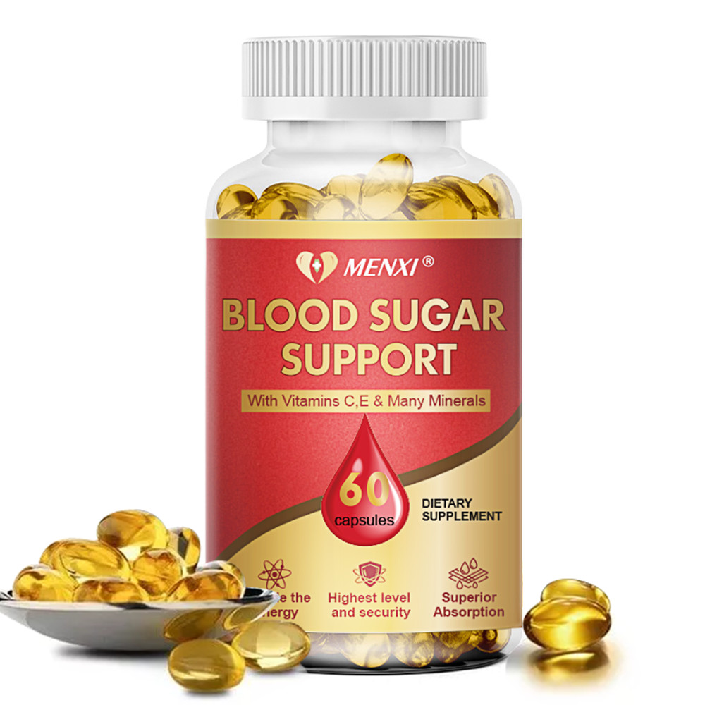 60/120/240 Blood Sugar Complex Capsules w/ Cinnamon, Bitter Melon & Chromium