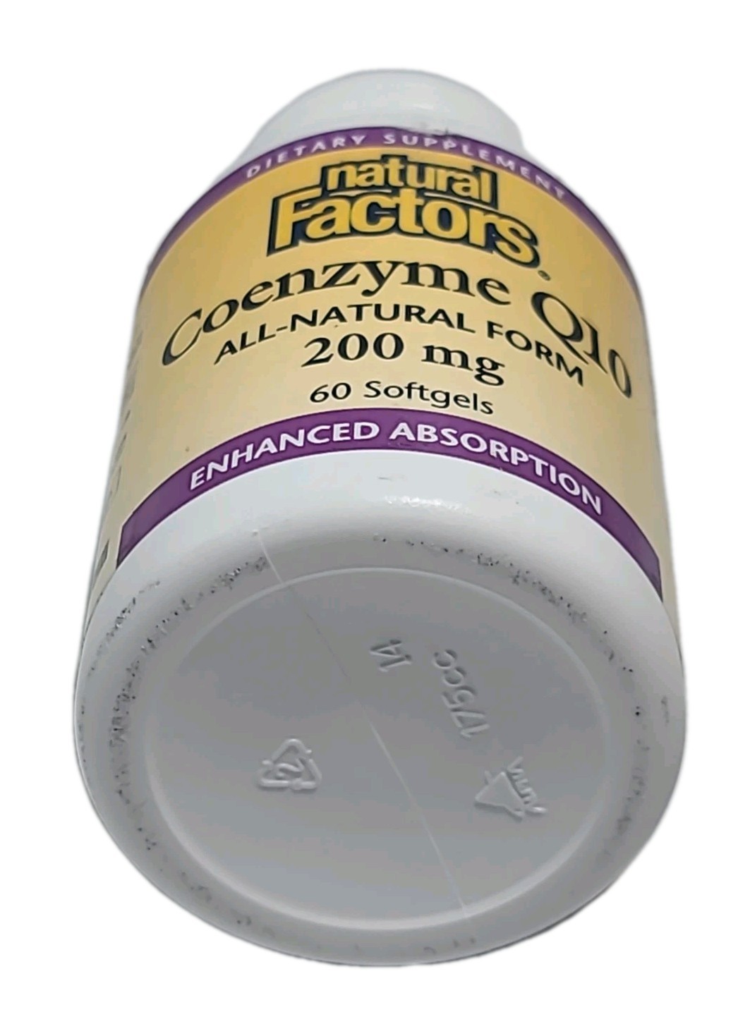 Natural Factors • Coenzyme Q10 200mg • 60 SOFTGELS • EXP : 07/2028