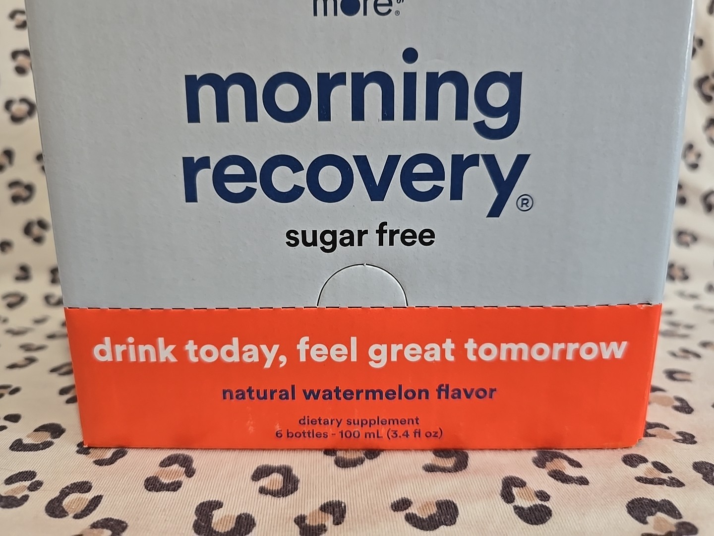 Morning Recovery DHM Electrolyte, Milk Thistle Drink 3.4 Fl Oz (Pack of 6)