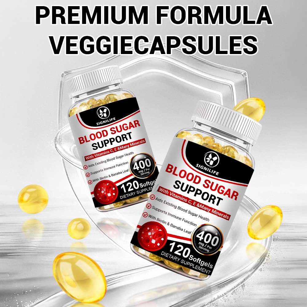 Blood Balance Capsules – Blood Sugar Support & Blood Pressure Supplement 120Pill