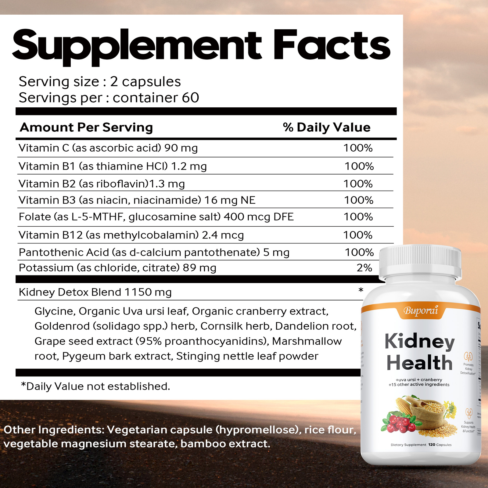 Kidney Health – Kidney Support, Detox & Repair, Urinary Tract Health & Bladder
