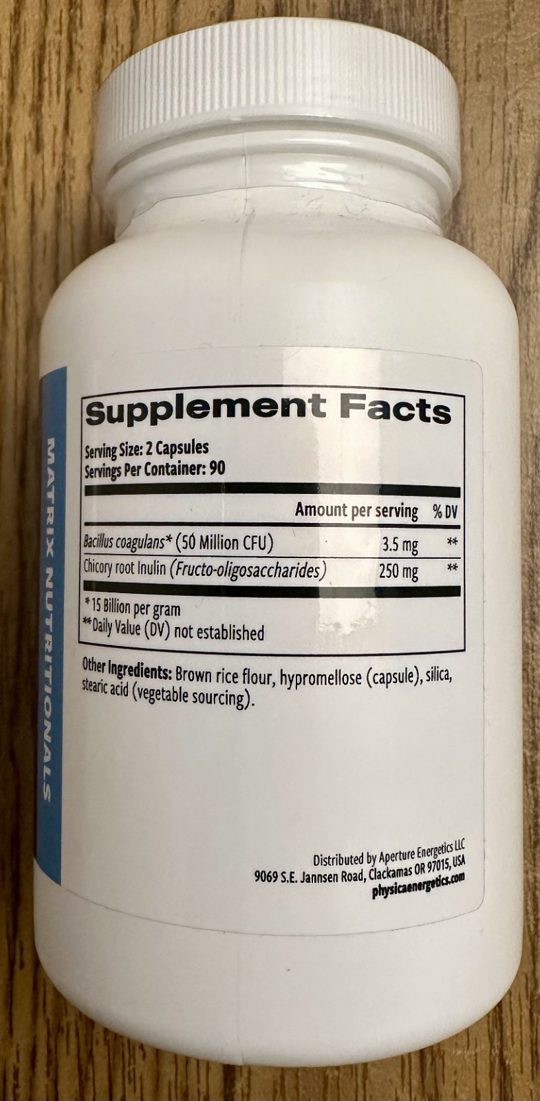 Physica Energetics Flora Syntropy 180 Capsules – New Sealed – Mfg 10/2023