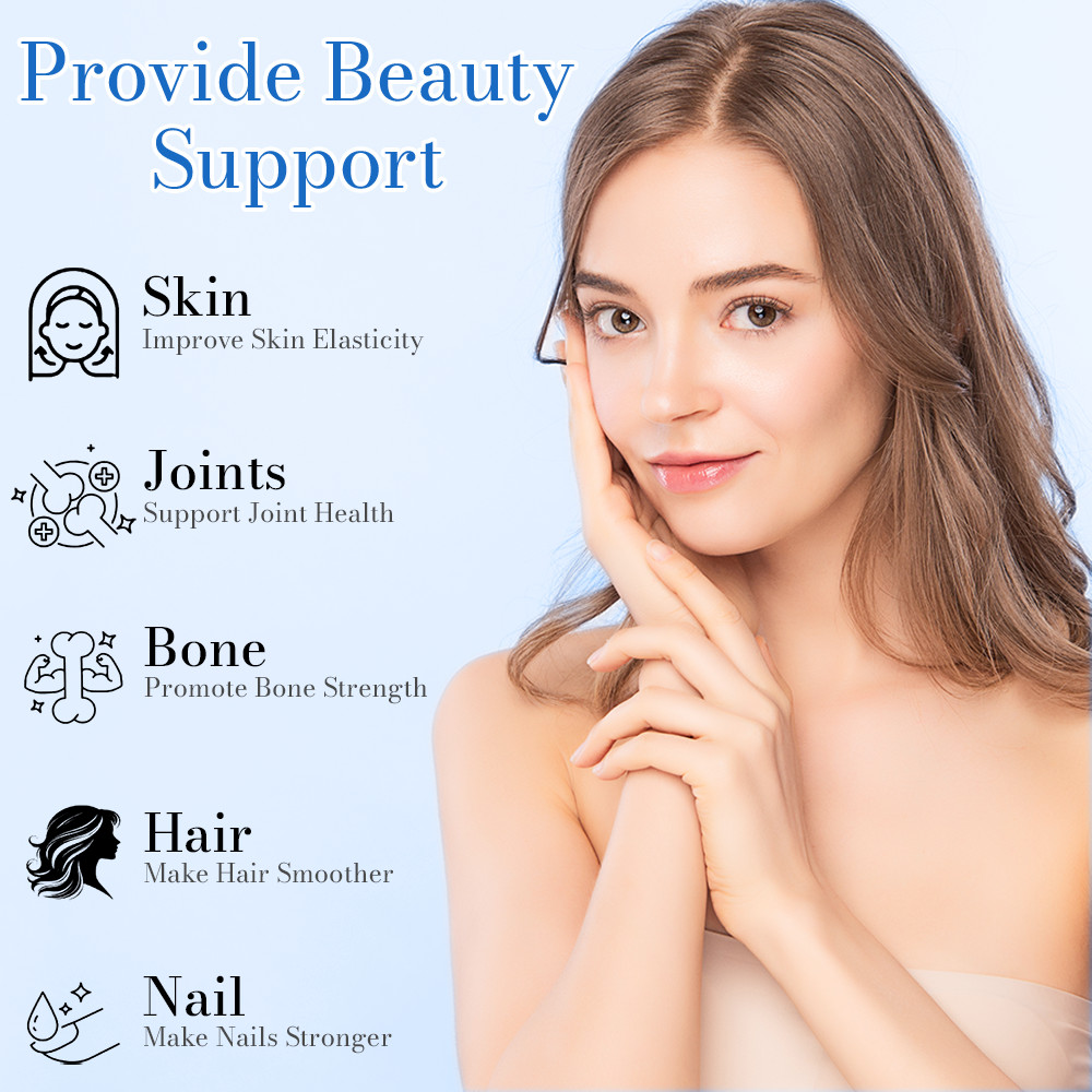 Hydrolysed Type I Marine Collagen Capsules 1500mg For Skin, Nail Hair Health.