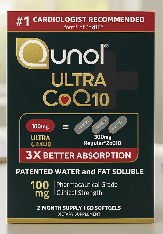 Qunol Ultra CoQ10 60 Softgels Exp 08/2027+