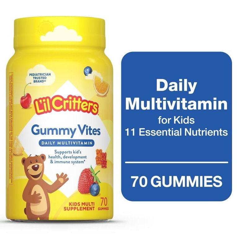 L’il Critters Gummy Vites Kids Multivitamin Immune Support Gummies, 70 Ct