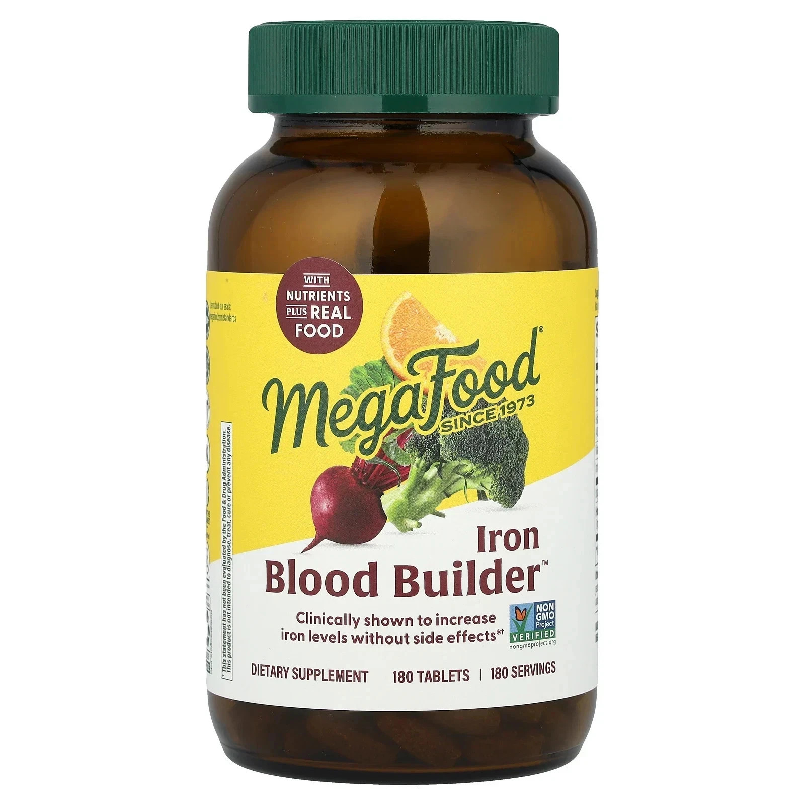 MegaFood Blood Builder 180 Tablets Each (Pack of 2)