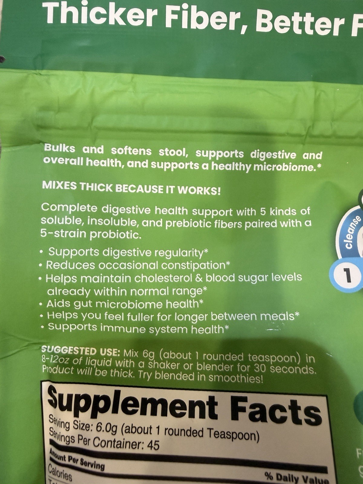 Nbpure & Supergut Daily Prebiotic Fiber Powder Digestion And Appetite Support