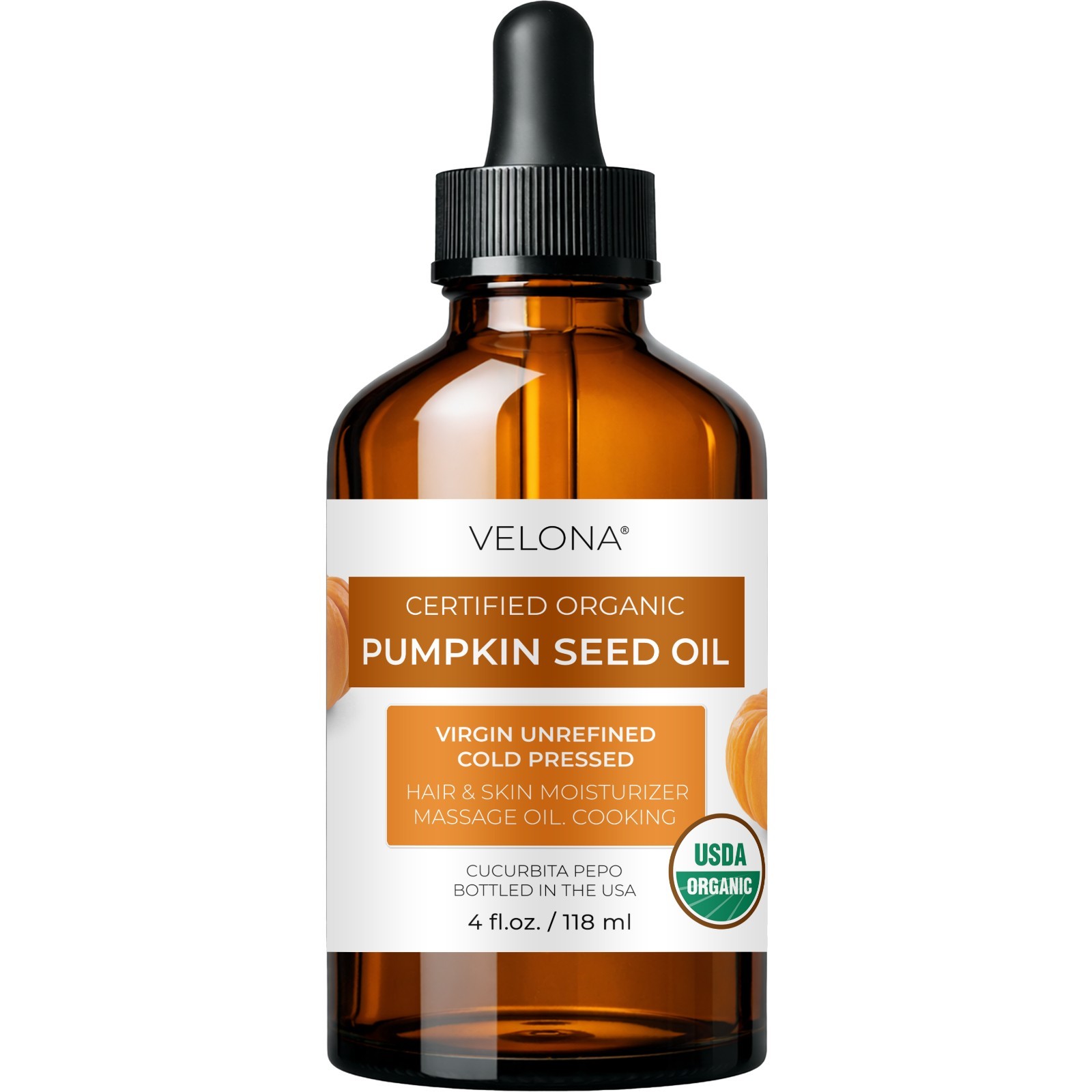 Velona Pumpkin Seed Oil USDA Certified Organic 2oz-7lb Virgin Unrefined Cooking