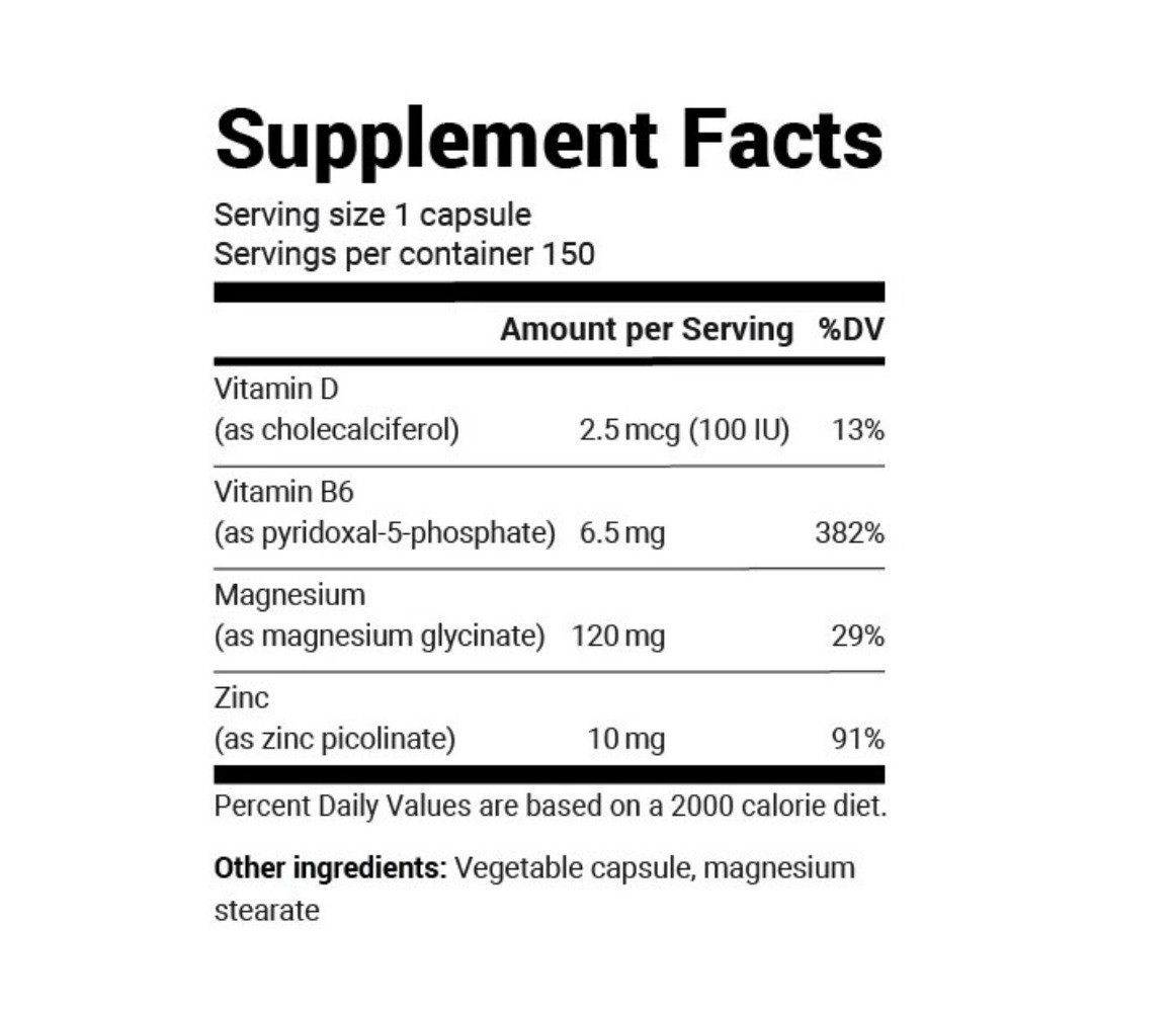 Dr. Berg’s Magnesium Glycine, 2 packs,150 vegetarian caps per hat 300 in total!