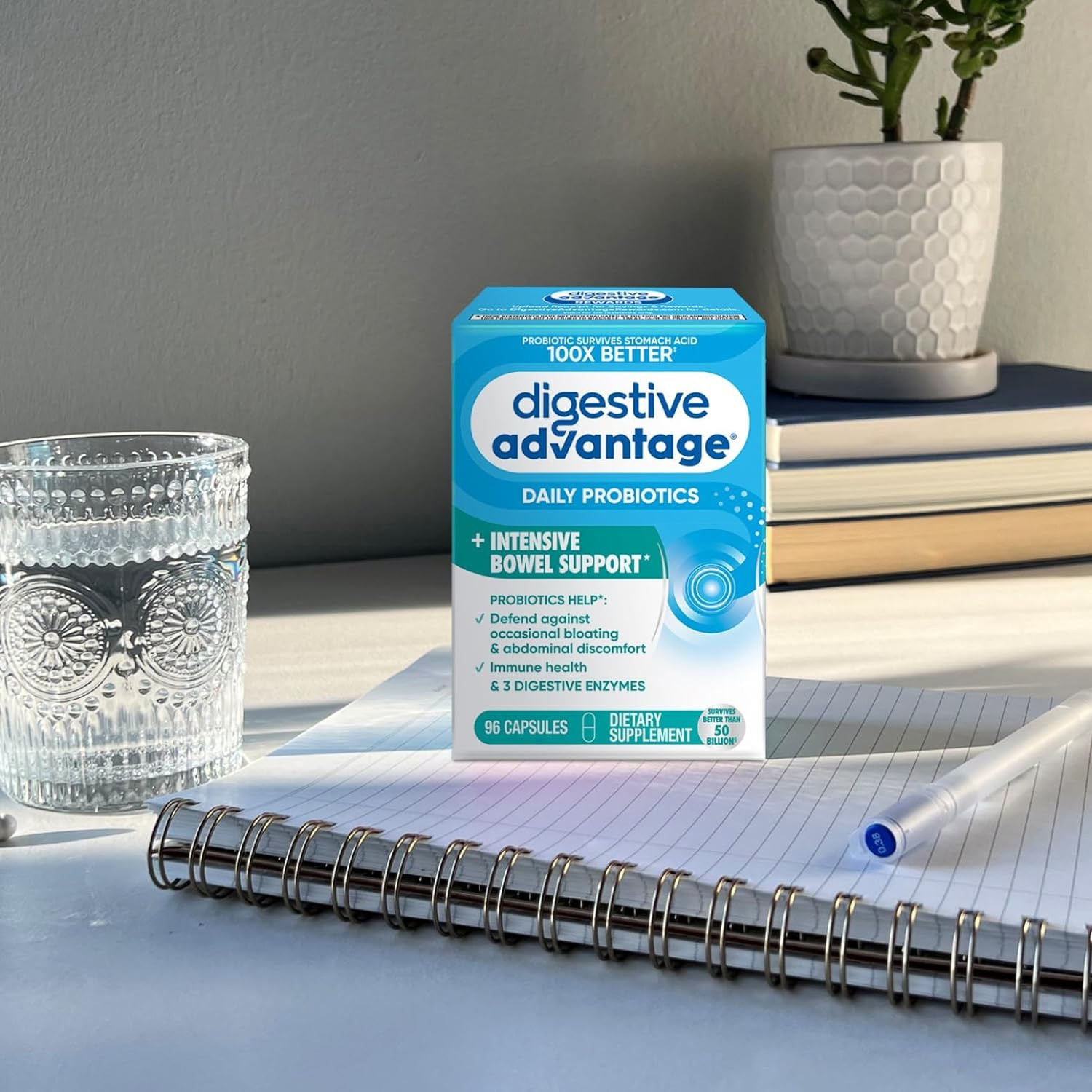Digestive Advantage IBS Probiotics for Women and Men, Probiotics for Digestive H
