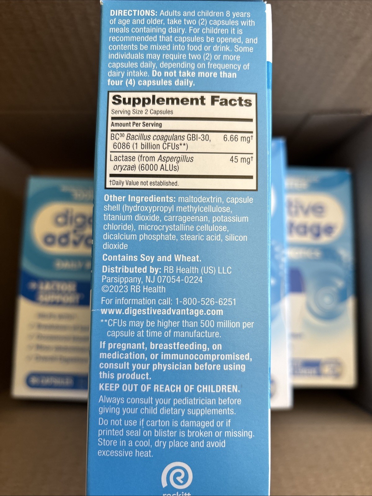 Digestive Advantage®, Daily Probiotics + Lactose Support, 96 Capsules Exp 11/28